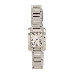 Cartier Tank Anglaise Watch, Stainless Steel, Silver, 9083TX, DB, 2*